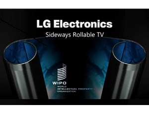 ??LG 可卷曲 OLED 電視，屏幕可從兩側滾動收起